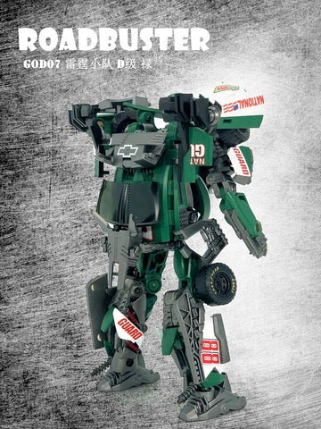 TF Dream Factory GOD-07 GOD07 DOTM Roadbuster Wrecker (Oversized) 15cm/ 7"