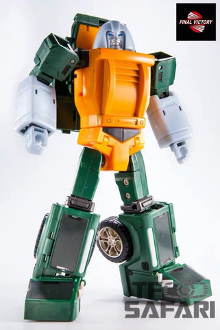 FinalVictory FV 3 in 1 Warpath Brawn Huffer G1 MP Final Victory 13cm / 5'