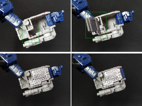 Shockwave Lab SL-51 SL51 Fillers for Siege Soundwave (Voyage Class) Upgrade Kit.