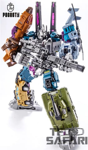 Pocket Toys PL-0 PL0 PT-05 PT05 Ruiner B. 5 in 1 (Bruticus, KO Iron Factory EX-22 EX22 War Giant) 28cm