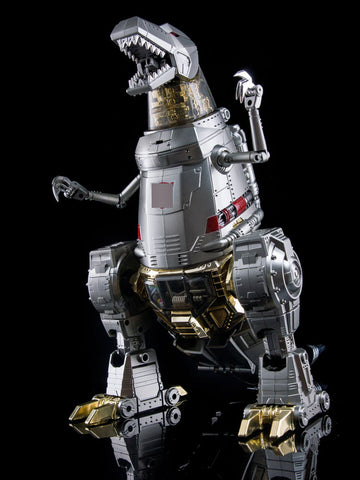 4th Party NB No-Brand Oversized MP-08 MP08 King Grimlock Rexius Prime (Oversized MP-08 Stainless Steel Color Version) 29cm / 11.5"