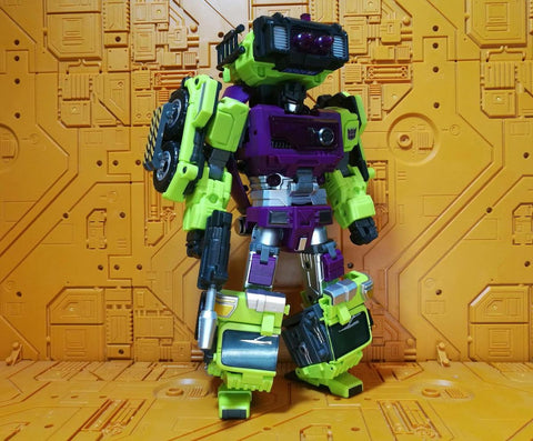 JB Jinbao Devastator Set B Scrapper & Mixmaster (Oversized GT-01 GT01 Gravity Builder) 21cm