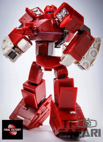 FinalVictory FV 3 in 1 Warpath Brawn Huffer G1 MP Final Victory 13cm / 5'