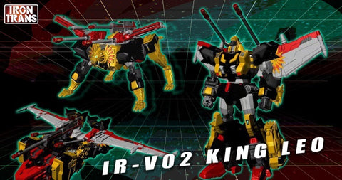 【Pre-Order】Irontrans IR-V02 IRV02 King Leo (Victory Leo)  35cm / 14"