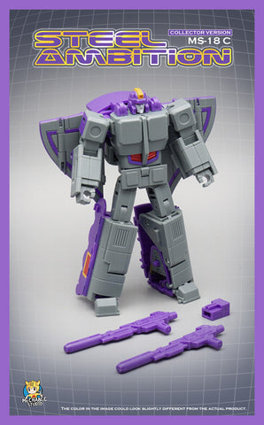 MFT MechFansToys Mech Soul Mechanic Studio MS-18C MS18C Steel Ambition Iron Sky (Astrotrain) Collector Version Mech Fans Toys 12cm / 4.5"