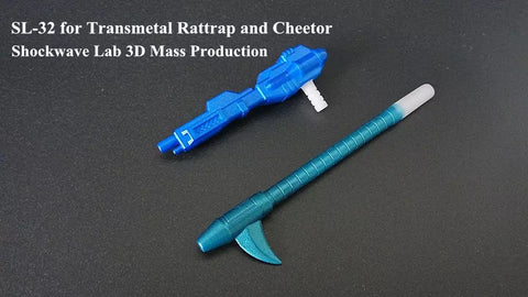Shockwave Lab SL-32 SL32 Weapons for Beast Wars Transmetal Rattrap & Cheetor Upgrade Kit