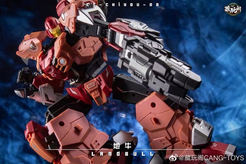 Cang Toys Cang-Toys CT-Chiyou-02 Landbull (Tantrum, Feral Rex) Predaking Combiner 23cm / 9"