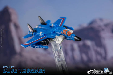 Dr.Wu & Mechanic Studio Extreme Warfare DW-E12 Blue Thunder  (Thundercracker) / DW-E13 Sky Glider (Powerglide) Legends Class (Core Class) fit to Earthrise Titan Class 2 in 1 set 6cm / 4.6"
