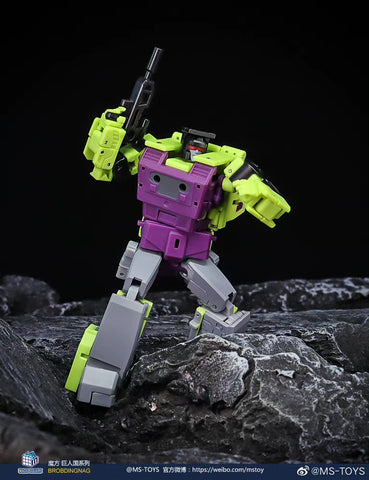 Magic Square MS Toys MS-B39 Hook & MS-B40 Long Haul Constructor Devastator Combiner Set B (2 in 1 set)10cm / 4"