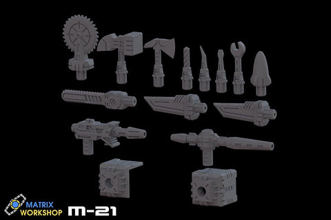 Matrix Workshop M21 M-21 WFC Siege Deluxe Ratchet Weapon Set Upgrade Kit