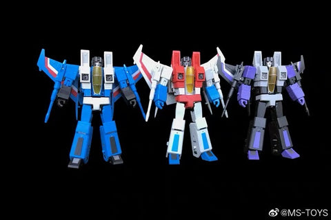 Magic Square MS-Toys MS-B26 MSB26 Tornado Team (Starscream, Thundercracker, Skywarp Legends Class) 3 in 1 set 10cm, 4"