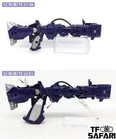 Go Better Studio GX-12 Upgrade Kit Laser Gun Mode for WFC Siege Shockwave Upgrade Kit