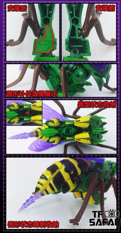 115 Workshop YYW-19 YYW19 Upgrade kit for WFC Kingdom Deluxe Waspinator Upgrade Kit