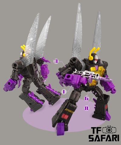Go Better Studio GX39A GX-39A（GB1051 GB-1051） Gap Fillers & Replacement Arm Parts for Generations Legacy Insecticon Kickback Upgrade Kit