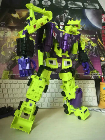 NB No-Brand IDW Combiner Wars CW Devastator 6 in 1 Set (Minified Non-Official Version, No Box) 32cm / 12.5"