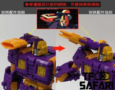 Go Better Studio GX-05 Uptrade Kit for WFC Siege Impactor ( Upgrade Kit+ Gap Fillers)