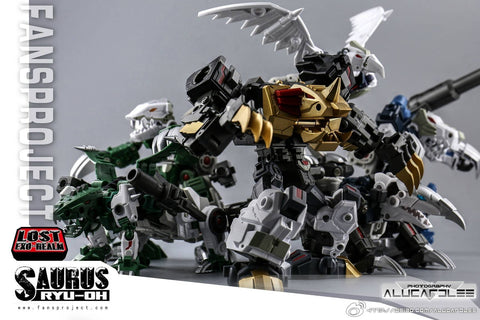 Fansproject FPJ Saurus Ryu-Oh (Dinokings Combiner) Reissue Version 6 in 1 set 28cm / 11"