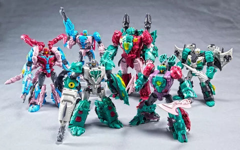 TFC Toys P01-P06 Poseidon Combiner（Piranacon） Full set of 6 set Reissue 35cm / 14"