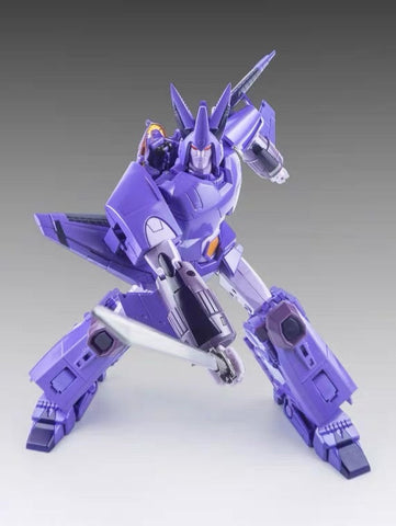 XTransbots MX-III+ MXIII+ MX-3+ MX3+ Eligos (Cyclonus ) Metallic Version X-transbots 28cm / 11"