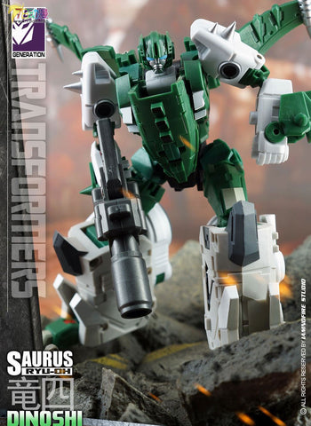 Fansproject FPJ Saurus Ryu-Oh (Dinokings Combiner) Reissue Version 6 in 1 set 28cm / 11"