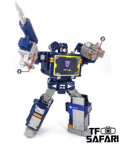 Go Better Studio GX-19 GX19 Upgrade Kits for WFC Earthrise Soundwave Upgrade Kit