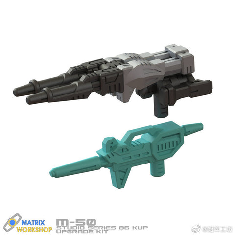 Matrix Workshop M-50 M50 Weapon set for Studio Series 86 Deluxe Kup Upgrade Kit (Painted)