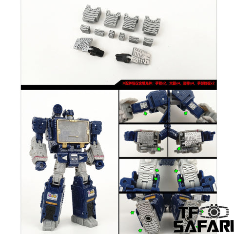 Shockwave Lab SL165 SL-165 Gap fillers for Legacy / Siege Soundwave / Soundblaster Upgrade Kit