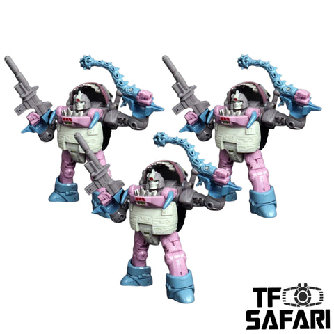 4th party SM-01 SM01 Oversized Sharkticon Team (Not SS86 Gnaw) 3 in 1 sets 15cm / 6"