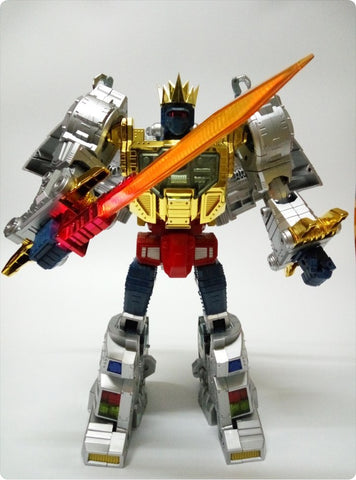 4th Party NB No-Brand Oversized MP-08 MP08 King Grimlock Rexius Prime (Oversized MP-08 Metallic Painting, Non-Official Version) 29cm / 11.5"