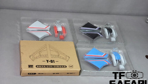 Y-01 Upgrade Kit for Deformation Space DS01 Crimson Wings (Starscream, Skywarp, Thundercracker ) Upgrade Kit