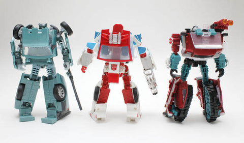 Transformers Henkei Classics Autobot Warriors Ratchet Kup Perceptor 3 in 1 Pack