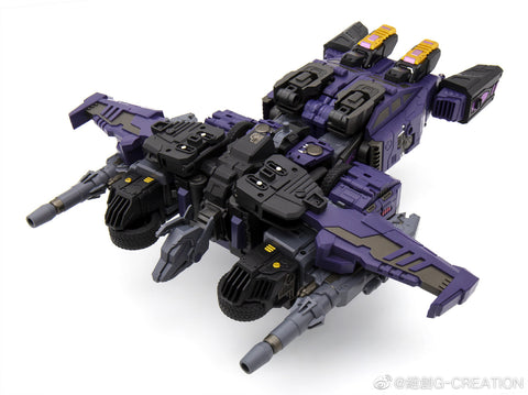 GC G-Creation GCreation GDW-03B Darkblade (Sixshot, Fumma Black Version) IDW Limited Version 30mm / 11.5“