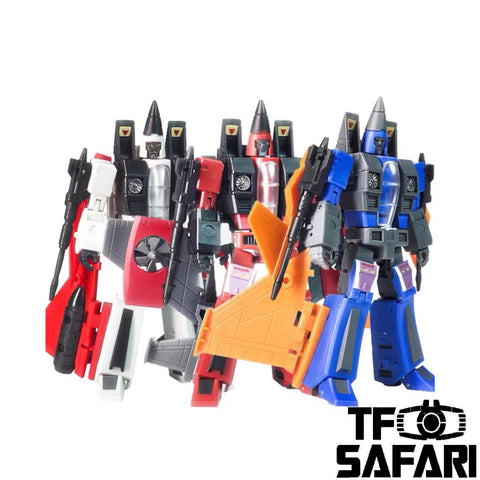 Magic Square MS-Toys MS-B30 MSB30 Jet Fighter Team (Thrust, Dirge, Ramjet Legends Class) 3 in 1 set 10cm, 4"