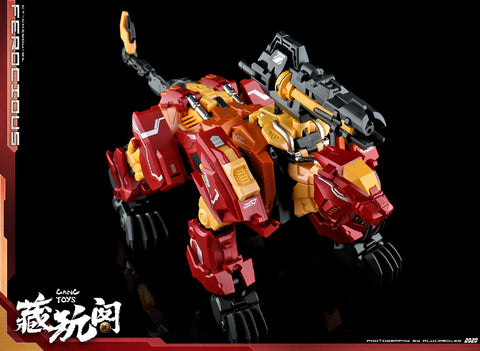 【Pre-Order】Cang Toys Cang-Toys CT-Chiyou-01 Ferocious (Rampage, Feral Rex) Predaking Combiner 23cm / 9"