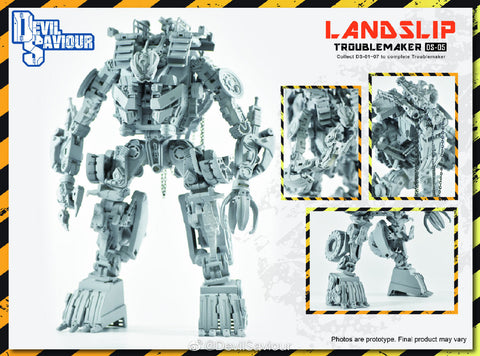 Devil Saviour (BombusBee) DS-05 Landslip of Trouble Maker ( Scrapper of ROTF Devastator Constructicons) 18cm / 7"