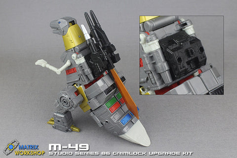 Matrix Workshop M-49 M49 Weapon set for Studio Series 86 Leader Grimlock Upgrade Kit (Painted)