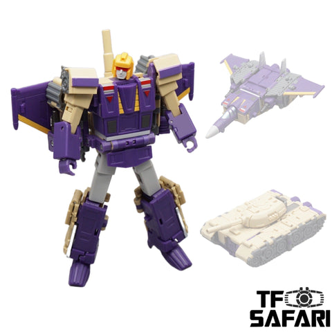 MFT MechFansToys Mech Soul Mechanic Studio MS-28 MS28 Thunderbolt (Blitzwing) Mech Fans Toys 11cm / 4.3"