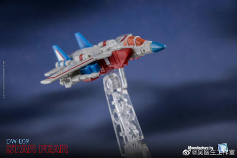 Dr.Wu & Mechanic Studio Extreme Warfare DW-E09 Star Fear  / E12 Blue Thunder / E15 Dark Sky (Starscream / Thundercracker / Skywarp) 3 in 1 set 6cm / 4.6"