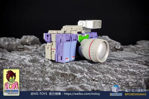 Magic Square MS-Toys MS-B29 MSB29 Video Team (Reflector Legends Class) 3 in 1 set 10cm, 4"