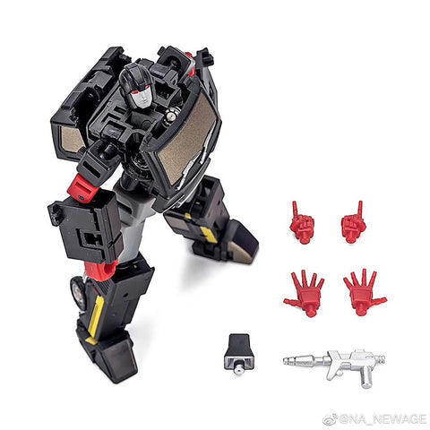 NA NewAge H7B H-7B Riddick ( Black Ironhide ) New Age 8cm / 3"