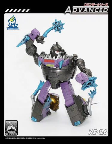 MFT MechFansToys MF-26 MF26 Sharkticons 3 in 1 set Mech Fans Toys (8.5cm / 3.3")