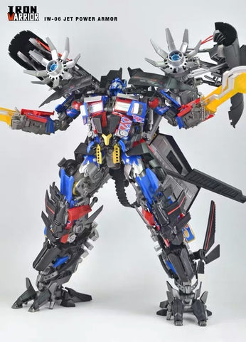 【Loose Pack】Iron Warriors IW-06 Jet Power Armor Upgrade Kit for MPM-04 Optimus Prime (Jetfire Armor) Upgrade Kit