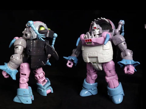 【Loose Pack】4th party SM-01 SM01 Oversized Sharkticon Team (KO SS86 Gnaw) 3 in 1 sets 15cm / 6"