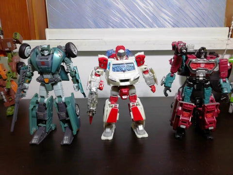 Transformers Henkei Classics Autobot Warriors Ratchet Kup Perceptor 3 in 1 Pack