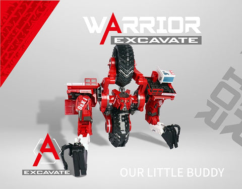 Mechanical Alliance Mechanical Team MT-08 MT08 Excavate Warrior (Oversized Studio Series Demolisher ROTF Devastator )