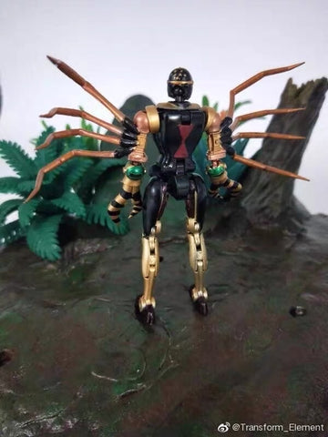 Transform Element TE MM001 TE-MM001 Blackarachnia (Legend Class) 8cm / 3.5"