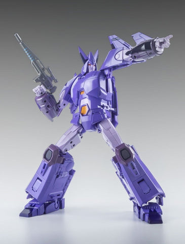 XTransbots MX-III+ MXIII+ MX-3+ MX3+ Eligos (Cyclonus ) Metallic Version X-transbots 28cm / 11"