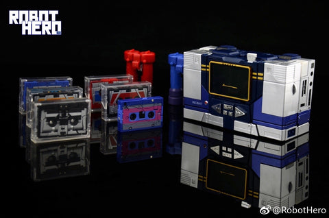 Robot Hero K-01 Pony (w/ Six Cassette Soldiers, Masterpiece MP-13 Soundwave) 25cm / 10"