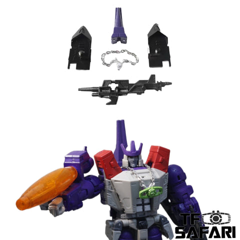 ZX Studio ZX-08B ZX08B Upgrade Kit & Weapon set for WFC Generation Selects WFC-GS27 Galvatron Upgrade Kit (Painted)