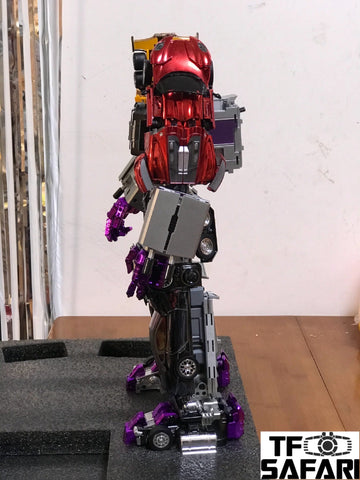 TransFormMission TFM Havoc (IDW Menasor 5 in 1 Set, Disorder, Carnage, Powertrain, Over Turn, Revolt ) Chrome Version 38cm / 15"